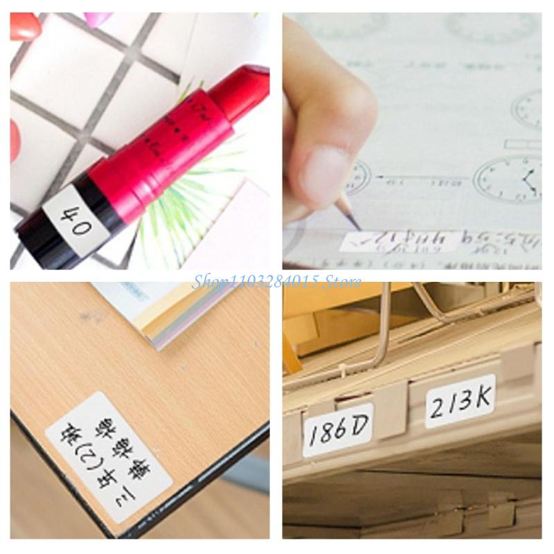 R6FF 15 Sheets Multifunctional Labels Sticker Blank Labels Adhesive Sticker Jams Label for Storage Classroom Home