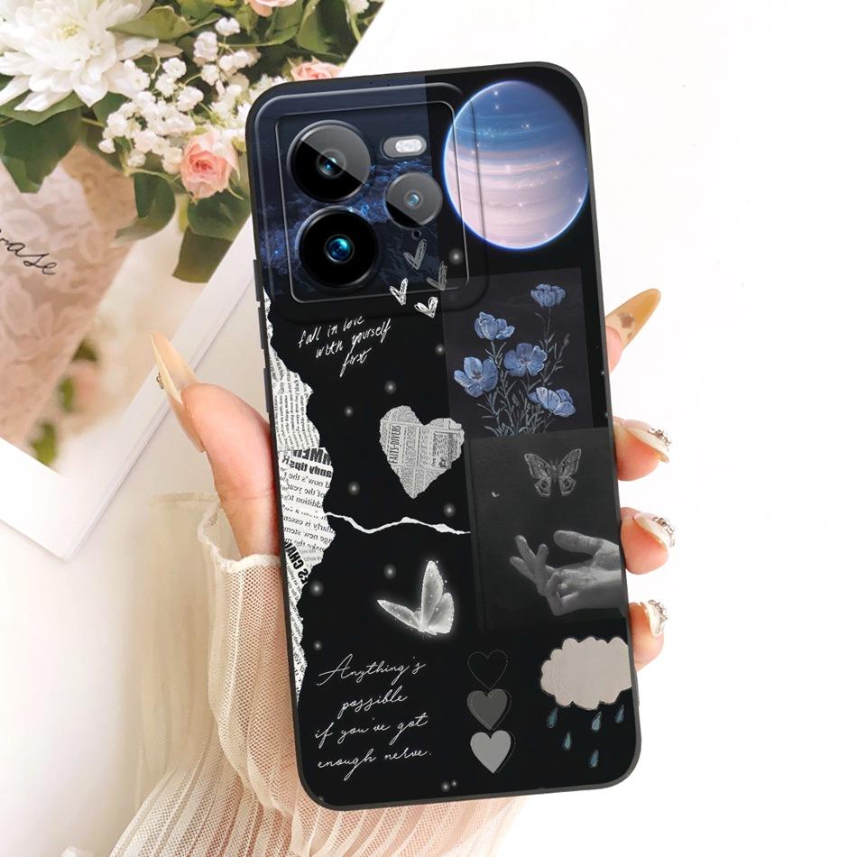 For Realme GT 7 Pro Fashion Dusk Beach Painting Phone Case For Realme GT7 Pro RMX5010 Soft Silicone Covers Bumpers