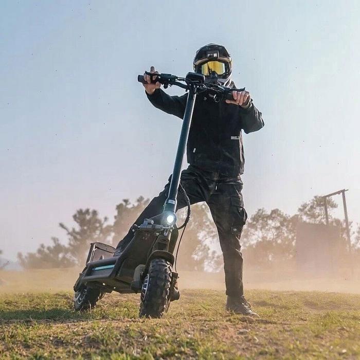 JOYOR E6-S - Scooter électrique tout-terrain 11 pouces - 2 moteurs 1600 W - 60 V - Batterie 31,5 Ah