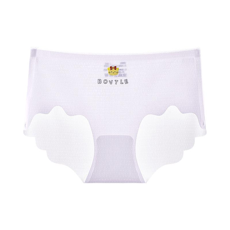 Women's Summer Ultra Thin Naked Ice Silk 10A Antibacterial Breathable Non-trace Elastic Hip Briefs