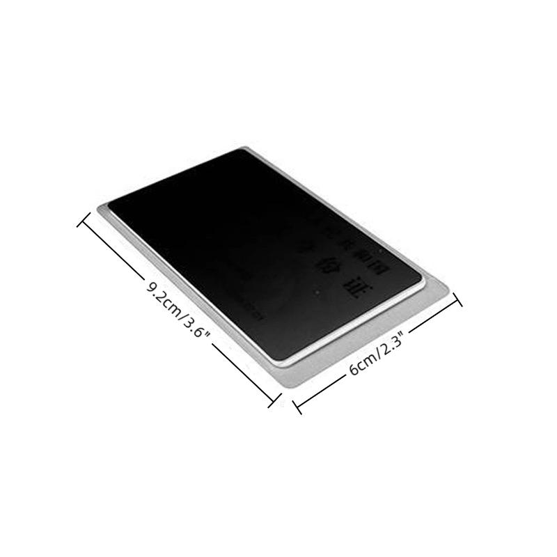 Anti-Peep Card Holder Double-Sided Id Card Protective Cover Bank Card Anti-Leakage Protection Privacy Document Holder Anti-Demag