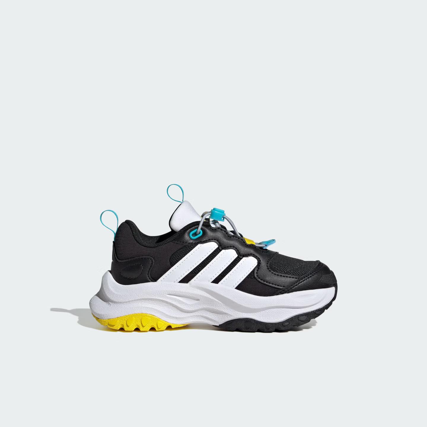 

Мужские и мальчишеские многослойные туфли Adidas MAXXWAVY на платформе, повседневные лоферы JR5877 28 чёрный