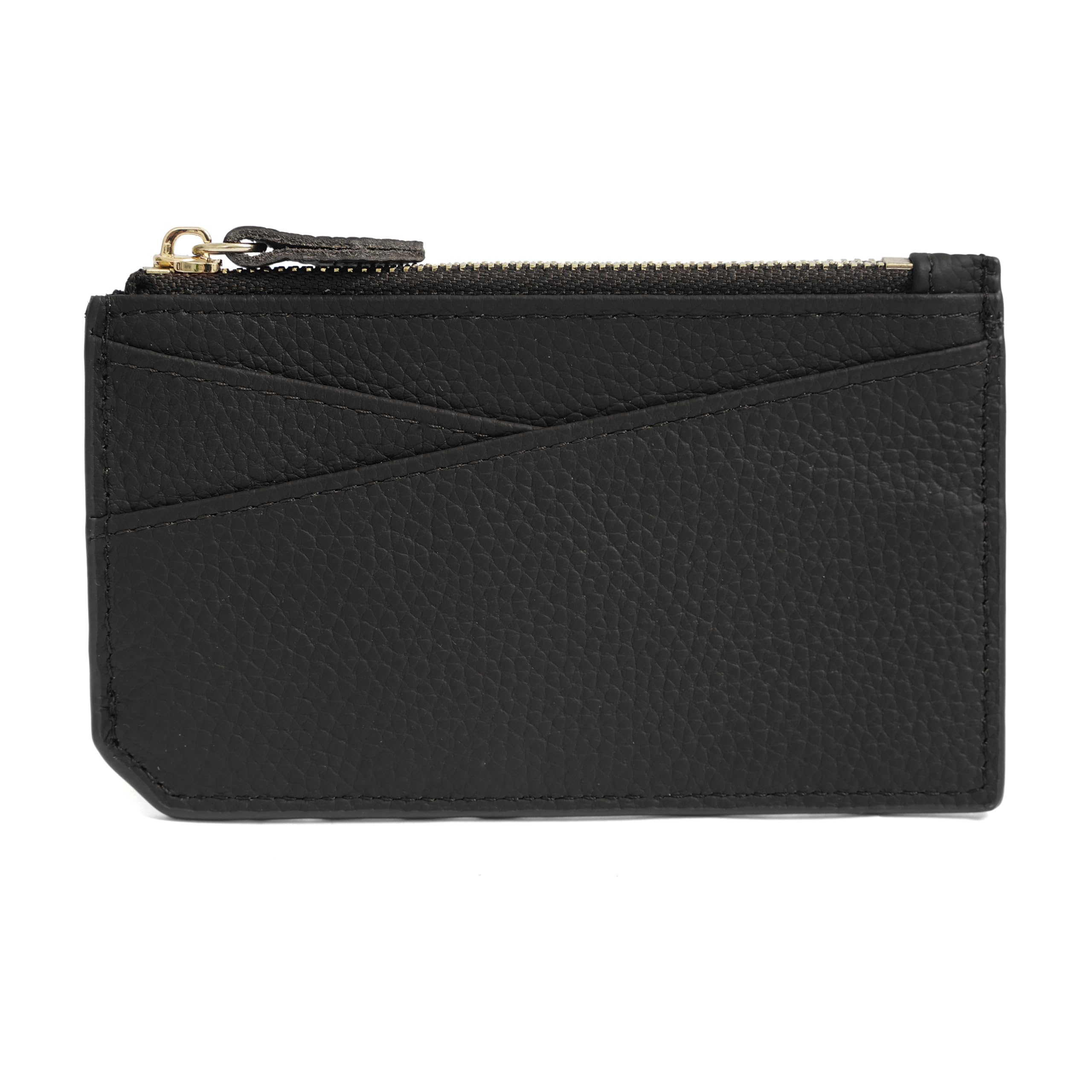 

Wneedub Genuine Leather Zippered Mini Wallet with Coin Purse for Men and Women, Compact, Ultra-Slim, and Perfect for Cards, Keys, or as a Sub-Wallet.