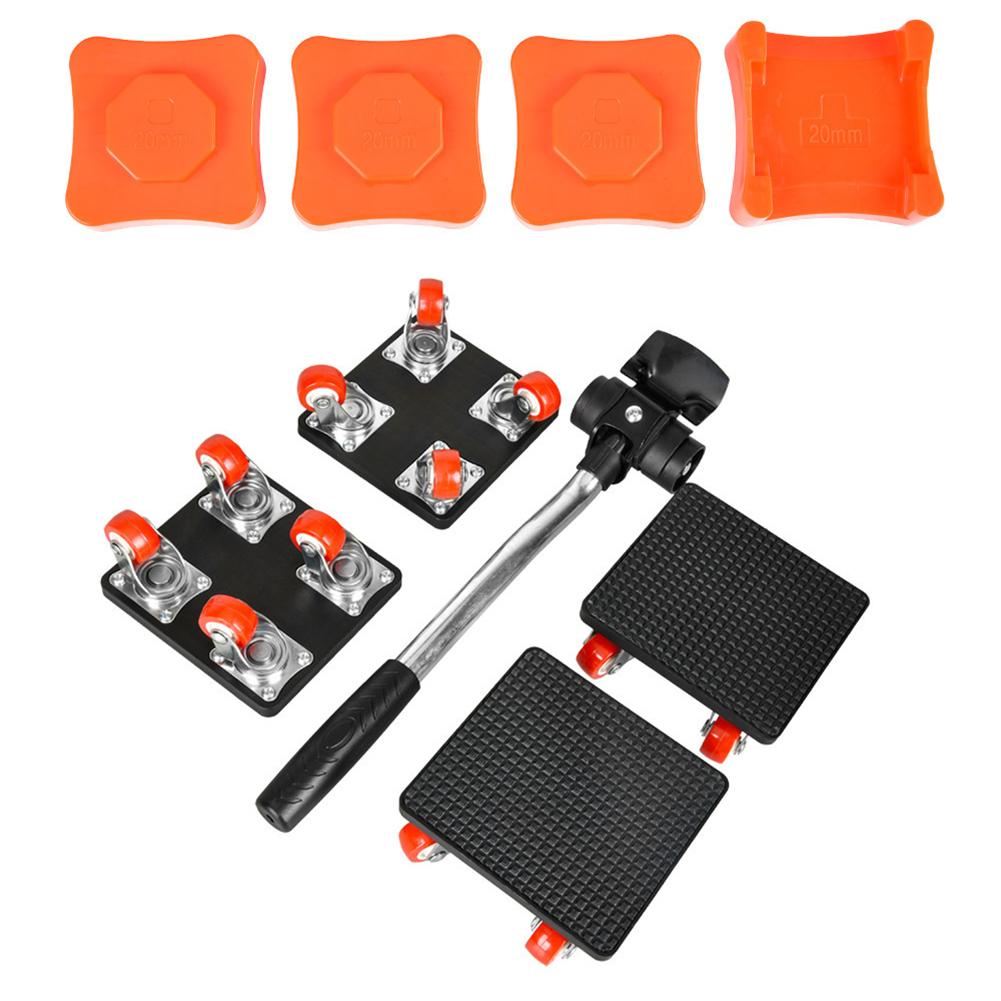 4PCS Furniture Dolly Furniture Movers Furniture Movers With 360° Rotation & Adjustable Height,Carbon Steel Home Improvement