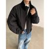 Men's American Style Cotton Bomber Jacket: Winter Hipster Baseball Coat
