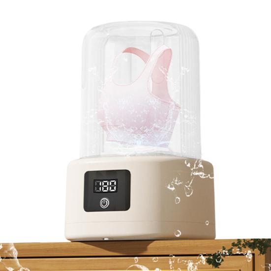 Portable Mini Washing Machine User-Friendly Rechargeable Automatic Baby Clothes Underwear Travel Laundry Machine