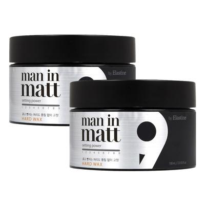 Elastine Men In Matt Hard Hair Wax, 80g, 2 Pieces