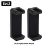 Mobile Phone Clip Tripod Holder with Cold Shoe & 1/4" Screw Hole For iPhone Samsung Huawei Xiaomi Realme Smartphones Accessories