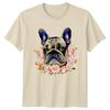 French Bulldog Flowers Dog Animals Unisexs TShirt Unisexs Tee Graphic Unisex Top