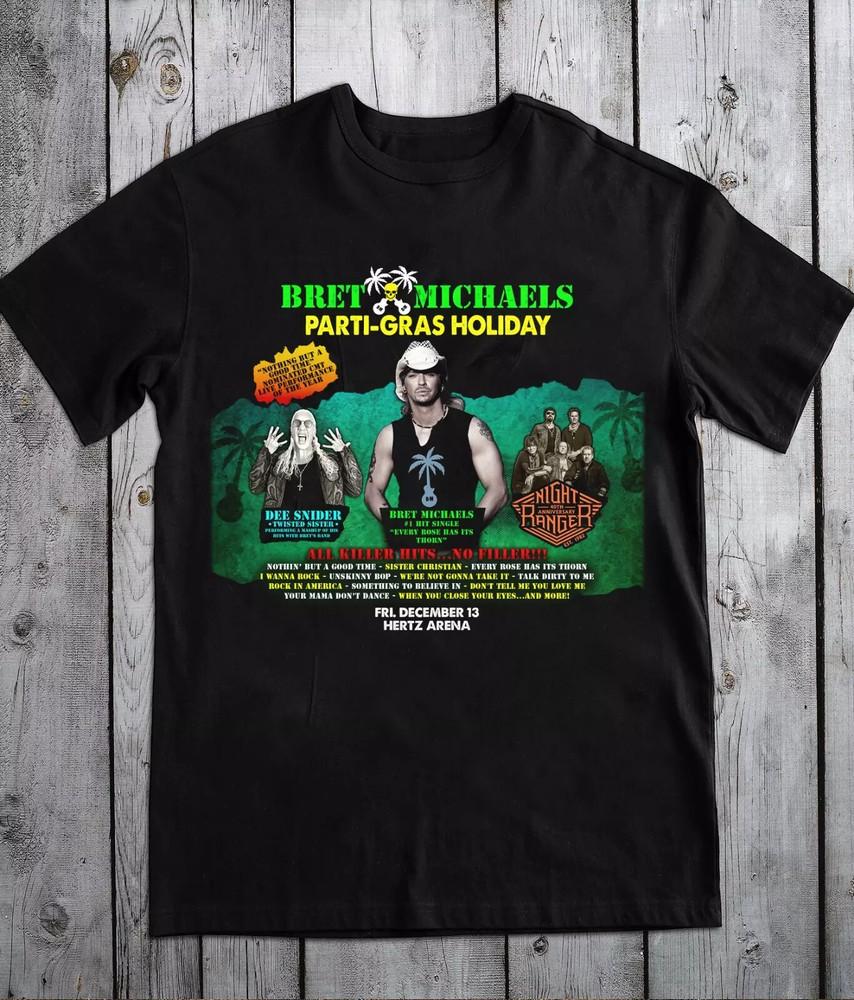 

Bret Michaels NIGHT RANGER Tour 2024 Gift For Fan T shirt Unisex T-Shirt XXXL