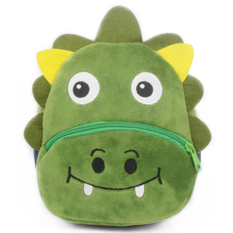 3D Fashion Children School Bags Cartoon Print Plush Kids Backpack Kindergarten Boys And Girls School Bags Mini Backpack Book Bag