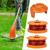 1 conjunto de carretel de aparador de linha para Worx WA0010/WA6531 Edger Spools Substituição Quick Cut Long Longevity Trimmer Line Recargas Acessórios de jardinagem