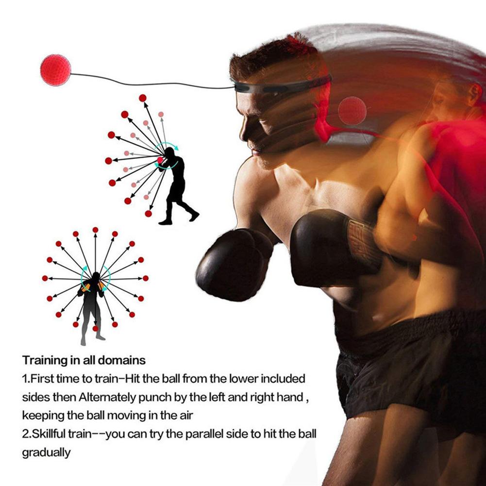 HeadMounted Boxing Training Speed Fitness Equipment Pu Foaming Rubber Ball Headband