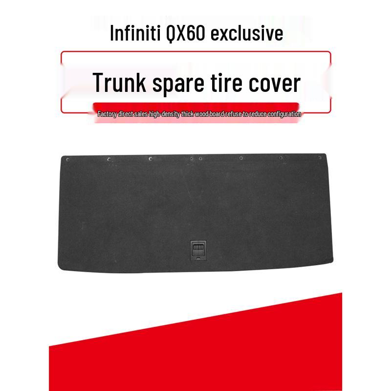 Infiniti QX60 Trunk Spare Tire Cover: Durable Carpet Mat & Load-Bearing Partition