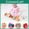 Sozzy Plush Music Crinkle Paper Toy For Infants Soft Comforting Stuffed Caterpillar
