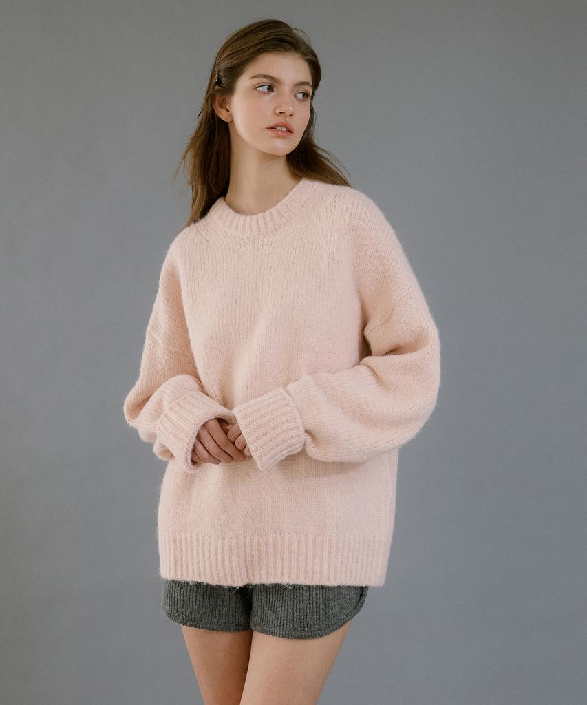 LETTERA Unisex Round Neck Knit_3Color