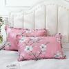 2 Pillowcases Household Pure Washed Cotton Four Seasons Quilted Pillowcase Single and Double Quilted Thickened High-end Pillowcase