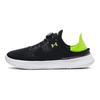 Under Armour Ua Flow Slipspeed Low Top Casual Running Shoes With Boa Dial Unisex Sneakers Black Green 3027057-002