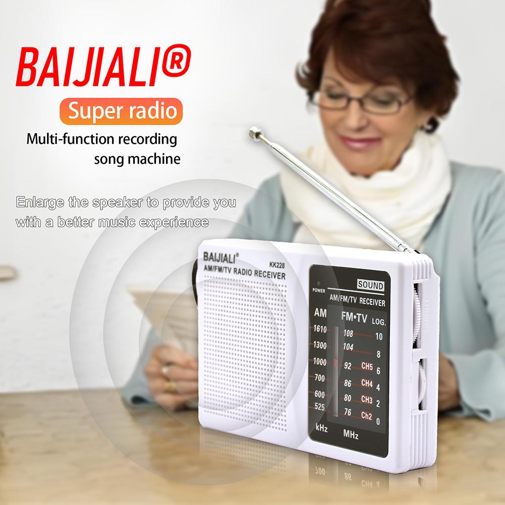 Portable Radio Battery Powered AM FM Radio Pocket Radio for Indoor Outdoor Gifts for Seniors Elderly