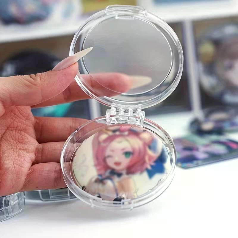 Transparent Badge Storage Container For Painful Package Anime Badge Storage Display Bag Portable Storage For Jewelry Accessories