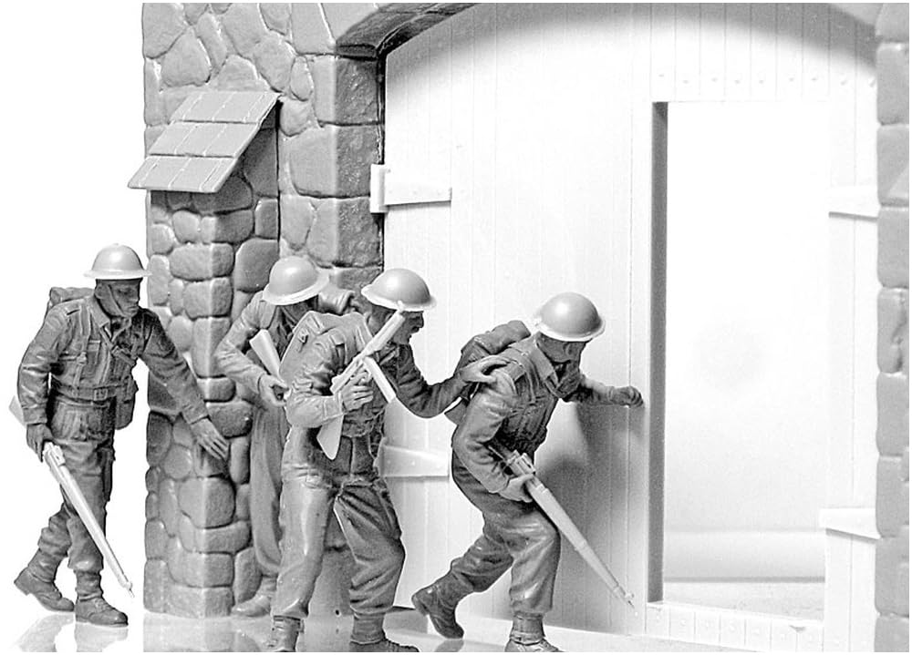 Master Box 1/35 Scale British Infantry (5 Figures) Western Front 1944-45 Plastic Model Kit MB35085