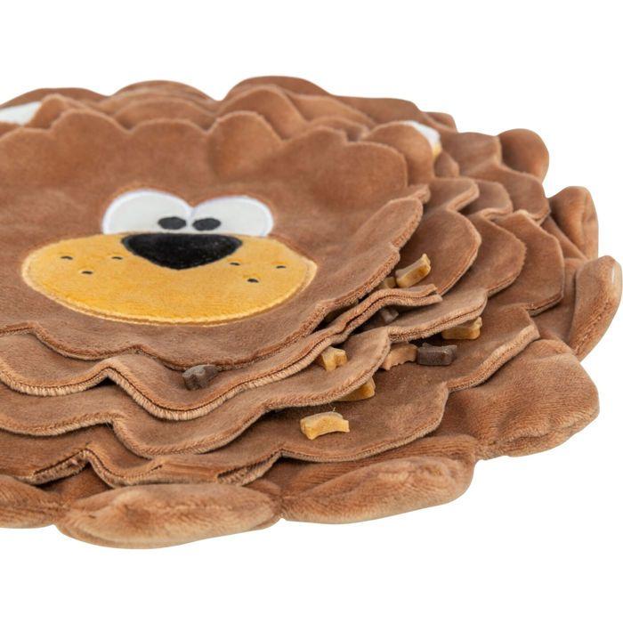 Dog Toy - TRIXIE - Treat Lion - Crinkling - Fillable - Durable Polyester