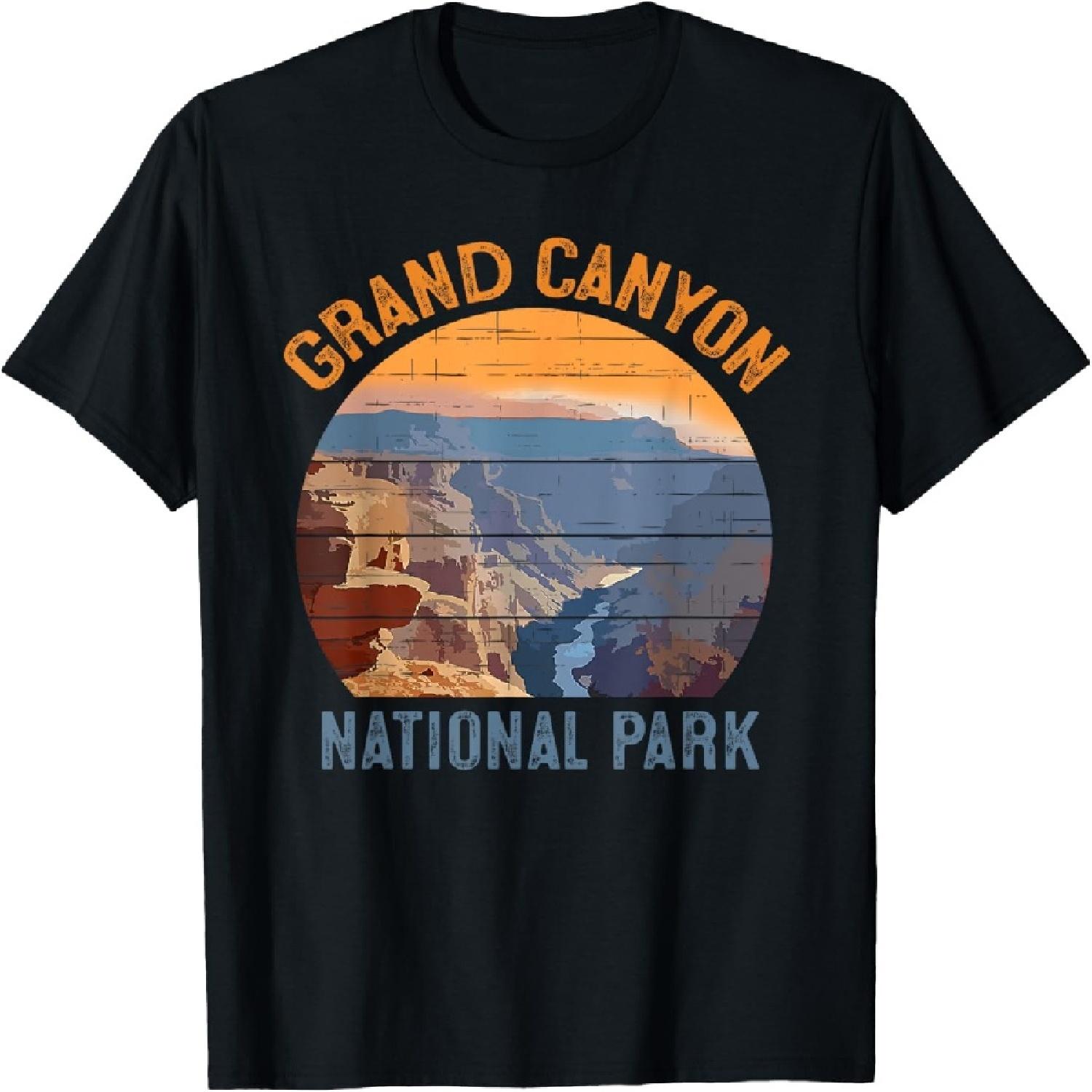 Grand Canyon National Park Arizona Vacation Trip Hiking T-Shirt S