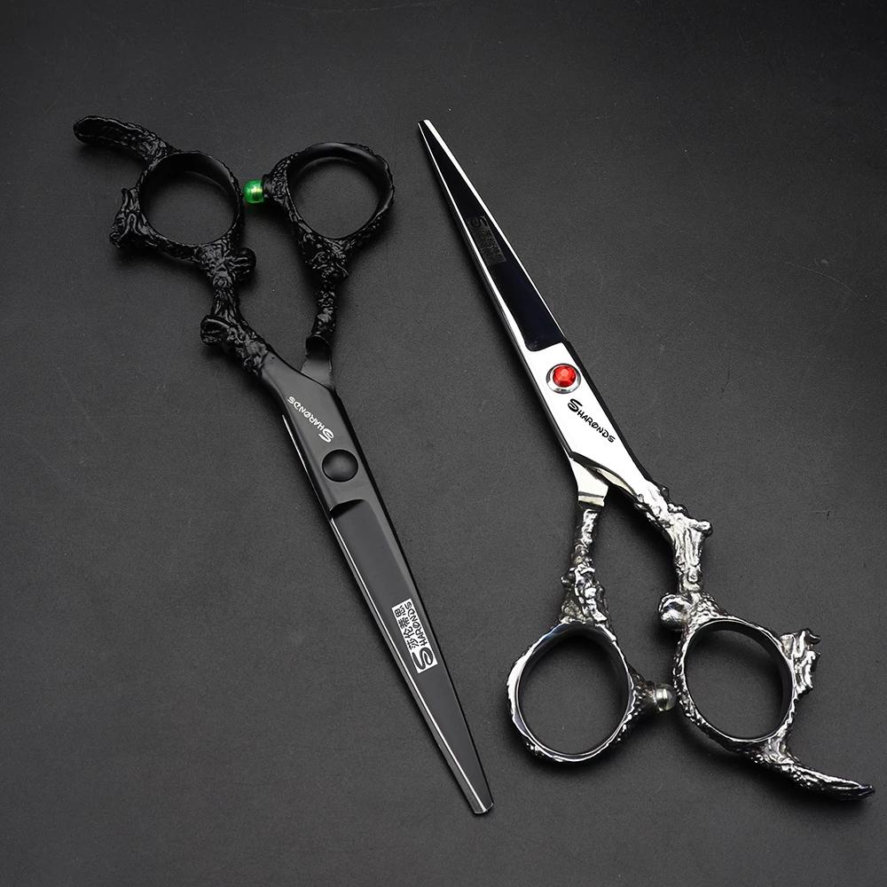 5/6/6.5/7/7.5 Inch Professional Hairdressing Scissors Japan 440C Hairdreser Scissors Barber Shears Set Cutting Thinning Haircut