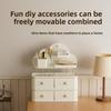 Desktop Drawer Storage Box Cloud Hole Board Stationery Organizer Rack Large Capacity Storage Box Desk Small Object Storage Rack