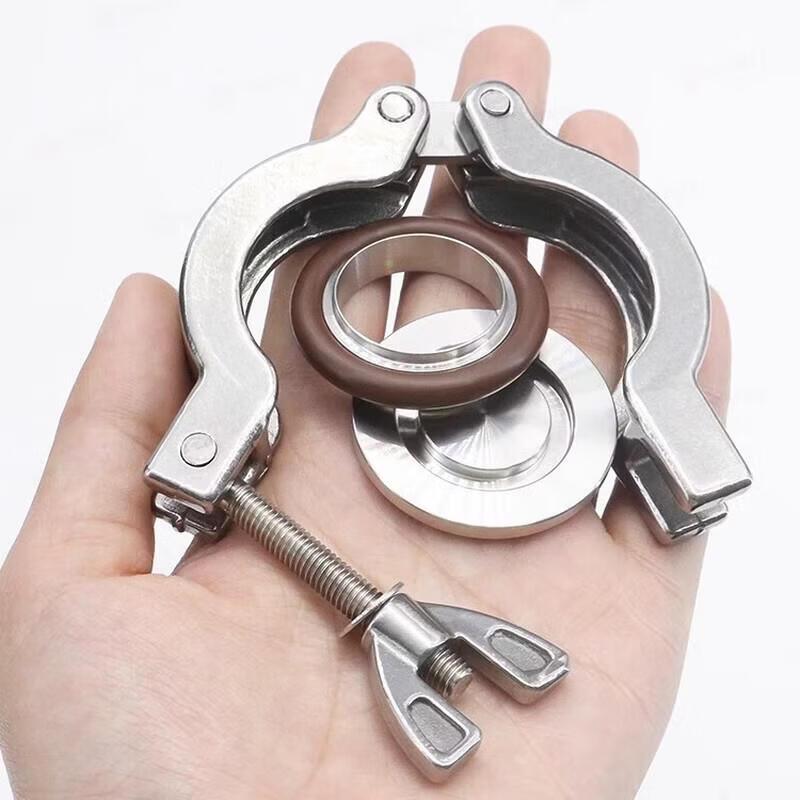 304 Stainless Steel Vacuum Clamp Set