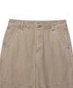 WACKY WILLY Straight Wash Cotton Pants Beige