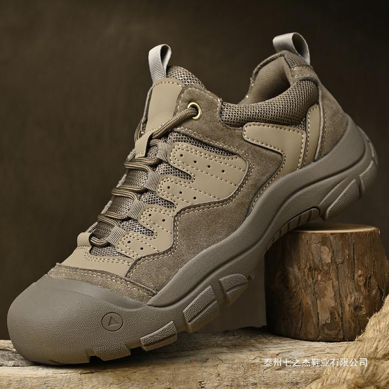 Men's shoes 2026 Spring and Autumn sports leisure outdoor hiking shoes anti slip workwear shoes men's travel shoes