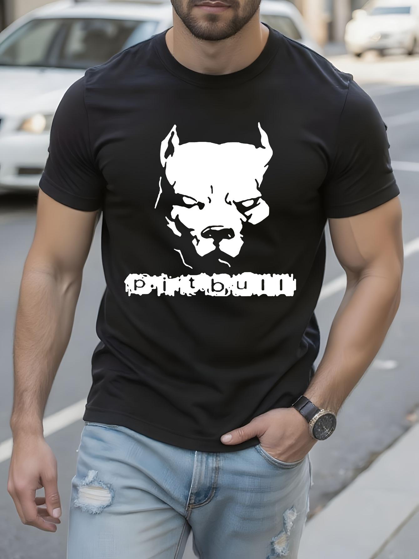 Pitbull Graphic Tshirt Graphic Tshirt - Bold Pitbull Face... XXXXL