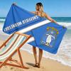 Large Beach Towel with Sheffield Wednesday Badge, Quick Dry Microfiber, Soft Absorbent, for Beach Pool Soccer Fan Gift