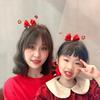 2024 Parent-Child Red New Year Bow Hair Clip: Prosperous Festive Accessory for Bangs