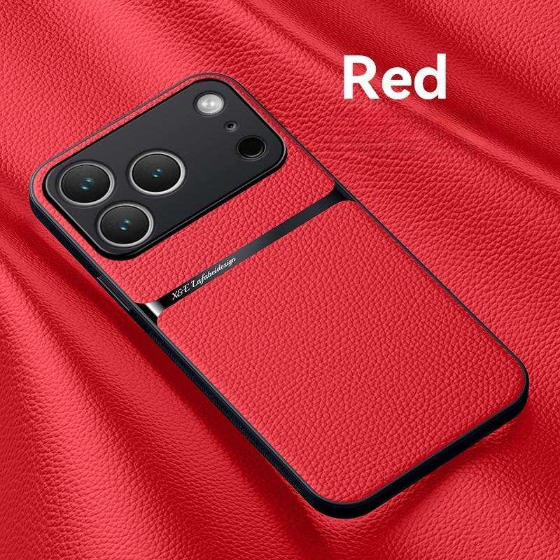 Luxury Shockproof Leather Case Coque For iPhone 17 17 Air 17 Pro Max Plus Magnet Shell Phone Case for iPhone 17Pro Back Cover