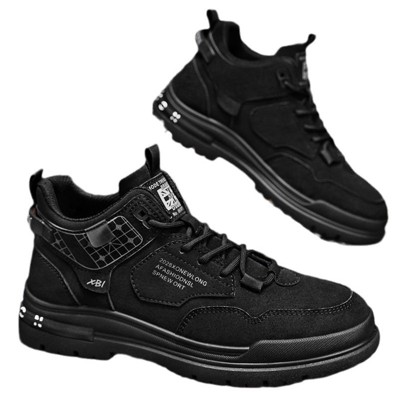 Herbst 22 Neue Outdoor-Schuhe Hohe Martin-Stiefel Lässiger Trend Jugend Lokomotive Lederschuhe