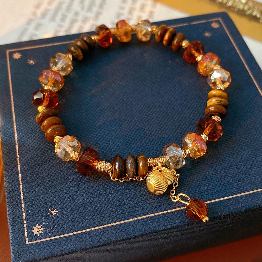 Female Bead String Beads, New Chinese Retro, High-end, Versatile Gourd Bracelet