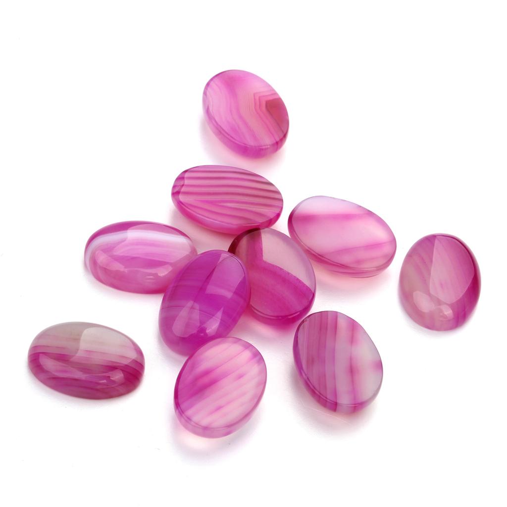 2-10pcs/lot Natural Stone Oval Cabochon Agate Malachite Opal Turquoise Loose Beads Cabochon For DIY Charm Necklace Earrings Gift