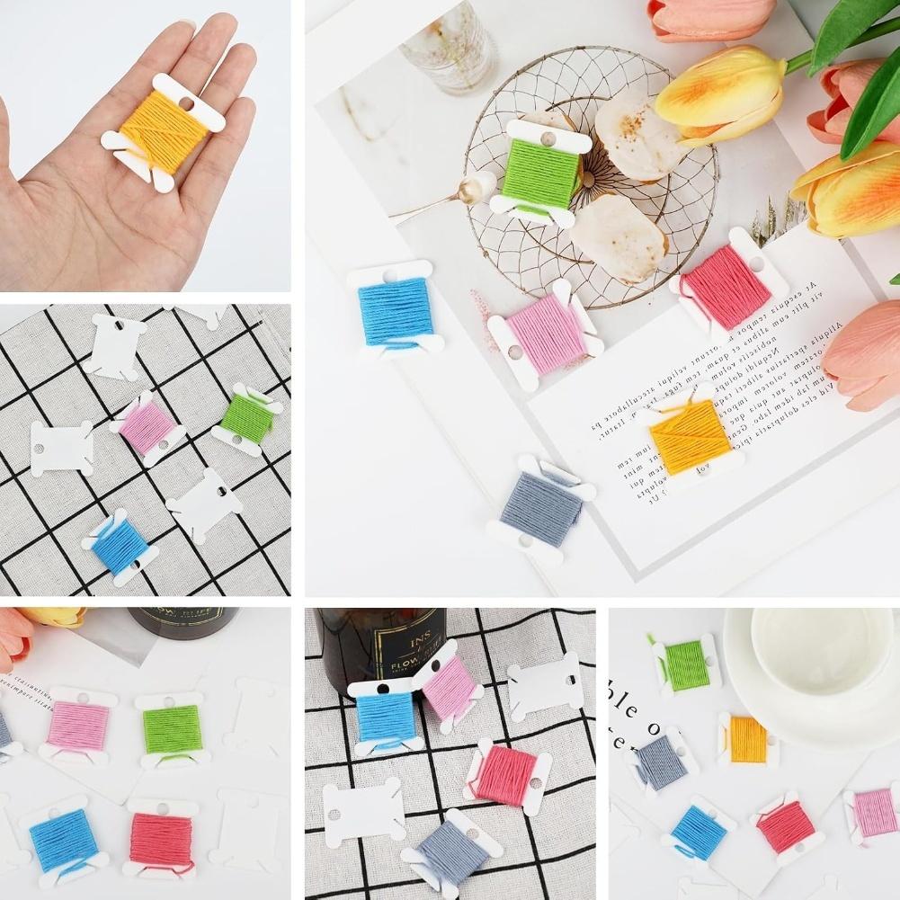 For Cross Stitch Cross Stitch Case Floss Organizer Craft Workspace Clear Embroidery Floss Organizer Box Sewing Tool