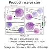 Purple Dandelion Butterfly Pattern Wall Stickers Home Decoration Stickers Accessories for Living Room Sofa Bedroom Background