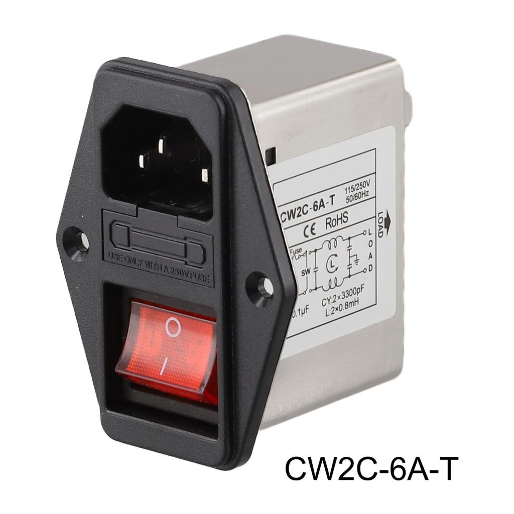 Stay Powered and Protected with CW2BT CW2CT IEC Socket Type Power Filter