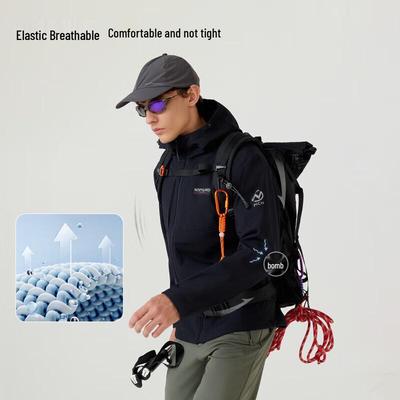 Jachetă Softshell Fleece Moale, Rezistentă la Apă, Unisex, NORTHLAND Gangren