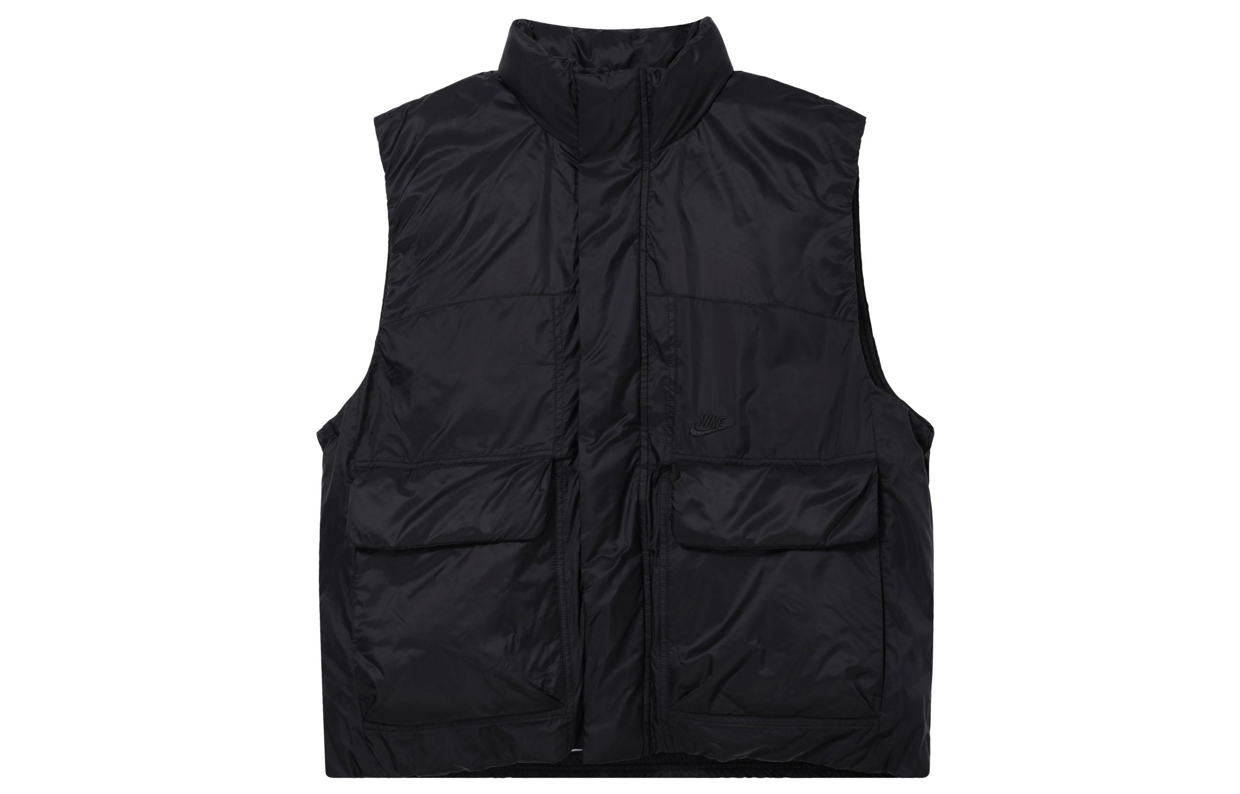 Nike Vests Men s Black Stand Collar Moderate Other DV9972-010 M