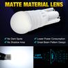 10Pcs Ceramic T10 W5W LED Bulb 194 168 Led Canbus 2SMD 2835 Car Interior Lights Wedge Side Marker Clearance Auto Lamp 12V White