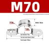 304 Stainless Steel Thickened U-Shaped Pipe Buckle Clamp for Hose and Water Pipes