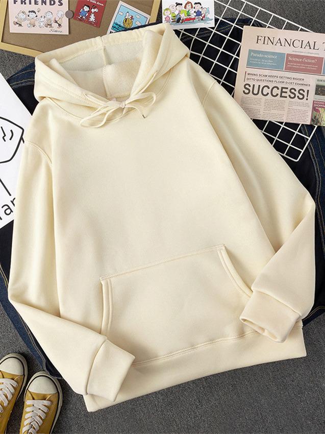 2023 Autumn/Winter Women's Long Sleeve Loose Hooded Sweatshirt