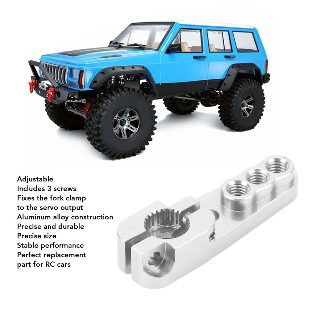 25T Servo Horn   3 Holes Aluminium Alloy Servo Horns Steering Arms for 1Celsius10 RC Car Upgrade Parts