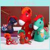 Year Of The Horse Lucky Plush Toy Animal Figure With Embroidery And Bell For Holiday Gifts