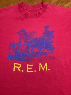REM R.E.M. Band 1986 REM Pageantry Tour 1 Sided T Shirt Full Size S-5XL Unisex T-Shirt